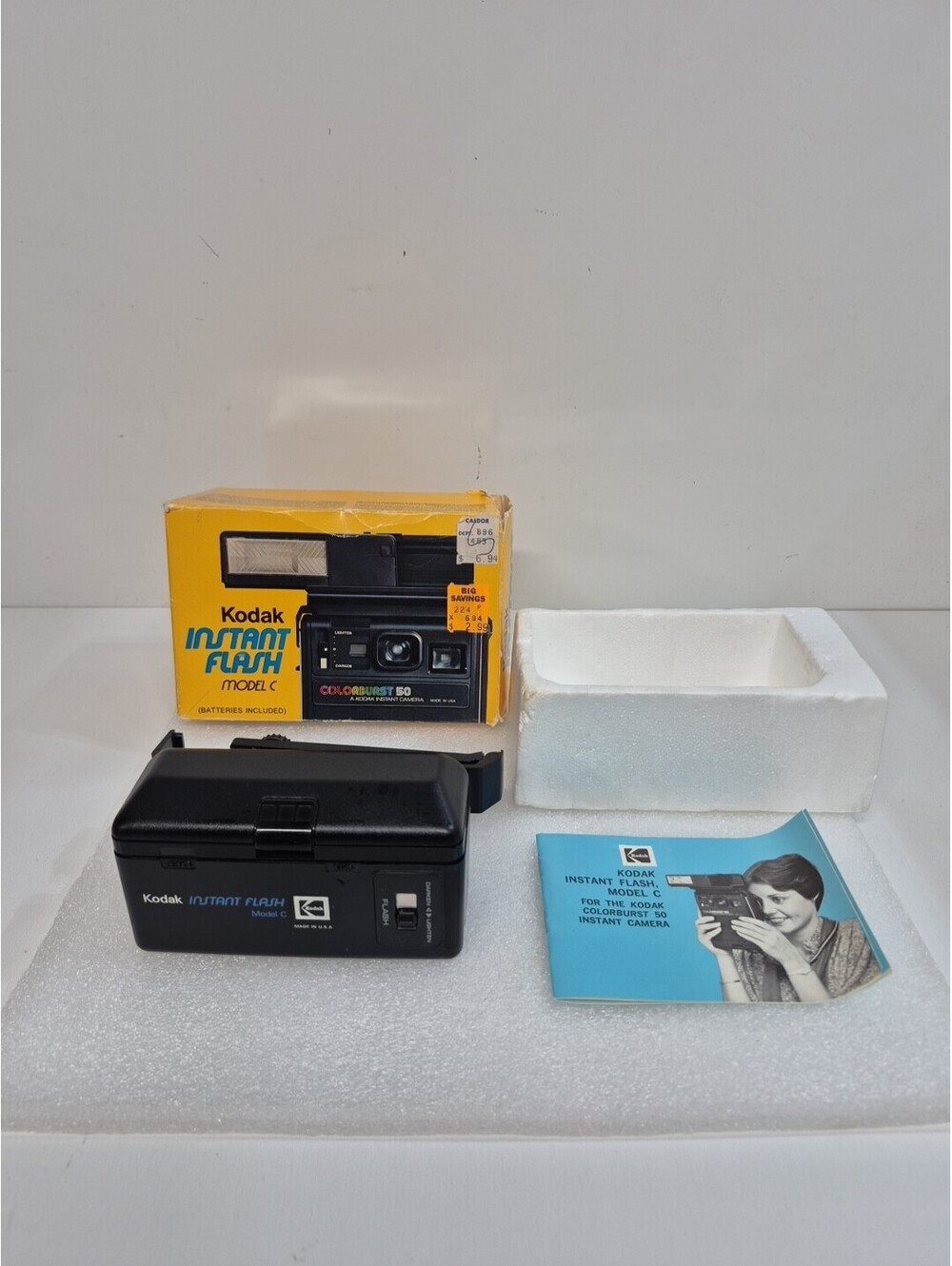 Kodak Kodamatic Instant Flash Camera Nib Model C12